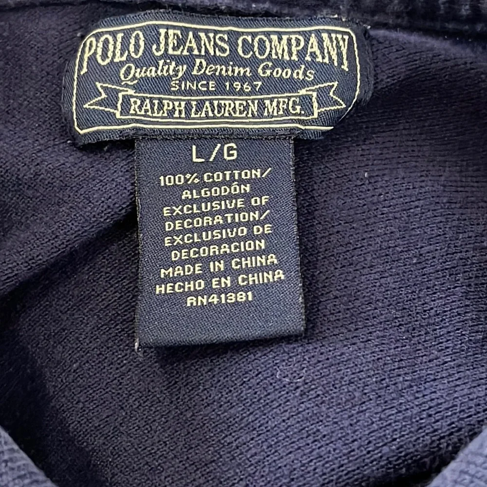 Vintage Polo Jeans Co. Ralph Lauren Polo Shirt Mens Large
